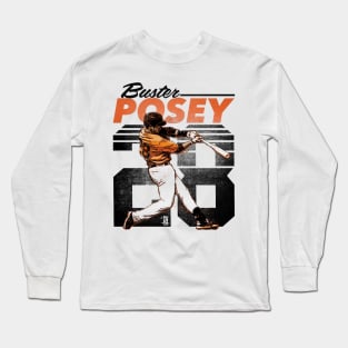 Buster Posey San Francisco Retro Long Sleeve T-Shirt